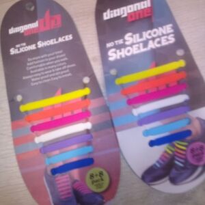 Plastic Silicone Colorful Lace-Up Shoelaces Shoe Accessories